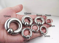 Prince Albert Ball Closure Ring (Sold Individually)