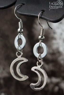 Hollow Moon Earrings