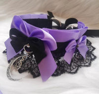 Amethyst Witch Collar & Cuffs Set