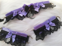 Amethyst Witch Collar & Cuffs Set