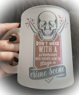 Stage A Crime Scene Frosted Mug