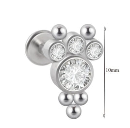 Dotwork Diamantè Cluster Labret v2