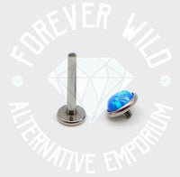 Opal Bezel Labret (Sold Individually)