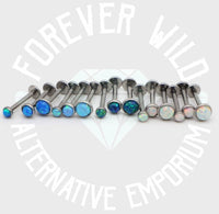 Opal Bezel Labret (Sold Individually)