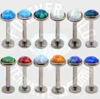 Opal Bezel Labret (Sold Individually)