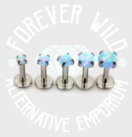 Opal Prong Labret (Sold Individually)