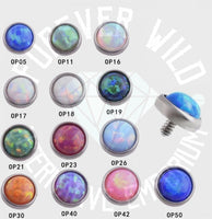 Opal Bezel Labret (Sold Individually)