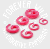 5mm Acrylic Spirals ~ Pair