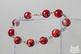 Red Beaded Bracelet