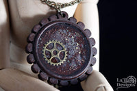 Wooden Steampunk Necklace