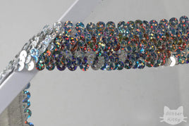 Holographic Sequin Choker