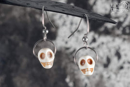 Halo Skull Earrings