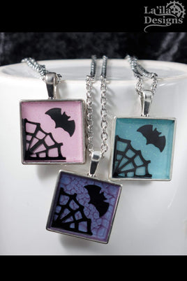 Pastel Goth Square Necklace