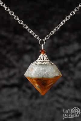 Silver & Gold Pendulum Necklace v1