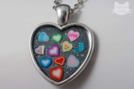 Hearts Fimo Necklace ~ Discounted