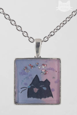 Square Kitty Necklace