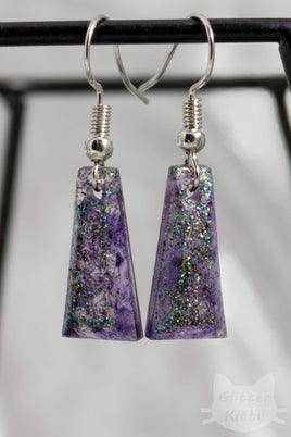 Textured Facet Earrings