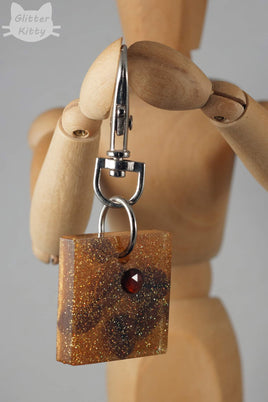 Square Coffee Handbag Charm