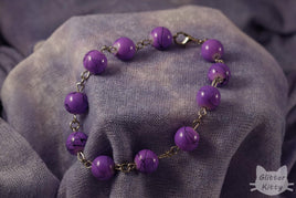 Purple Beaded Bracelet