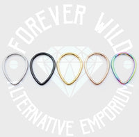 Teardrop Hinged Segment Ring (Sold Individually)